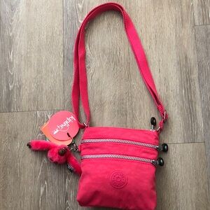 Kipling Vibrant Pink XS Crossbody Bag